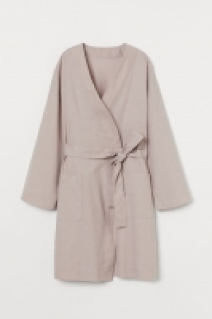 Linen-blend dressing gown £17.00