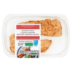 Waitrose Lightly Dusted Scottish Haddock &pound;5.00