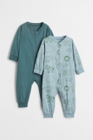 HM  2-pack zip-up pyjamas