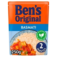 Iceland  Bens Original Basmati Microwave Rice 250g