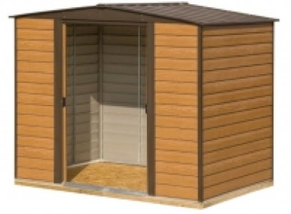 Wickes  Rowlinson Woodvale 10 x 6ft Large Double Door Metal Apex She