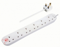 Wickes  Masterplug 6 Socket Extension Lead with Surge Protection - W