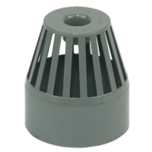 Wickes  FloPlast 110mm Soil Pipe Vent Terminal - Grey