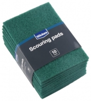 Wickes  Green Scouring Pads - Pack of 10