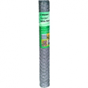 Wickes  Wickes 25mm Galvanised Wire Netting - 600m x 10m