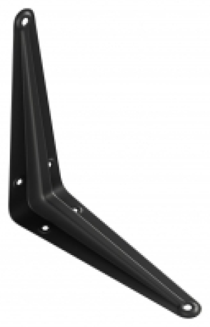 Wickes  London Bracket Matt Black 225 x 175mm