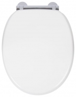 Wickes  Croydex Flexi-Fix Lucerne Toilet Seat - White
