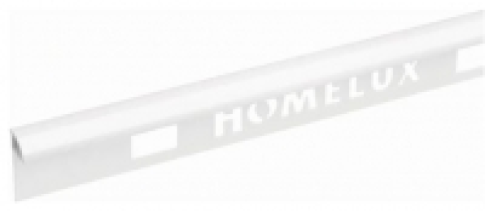 Wickes  Homelux 10mm Pvc Quadrant White Tile Trim 2.44m