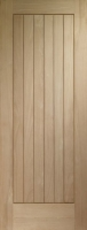 XL Joinery Geneva Oak Cottage 6 Panel External Door - 1981mm