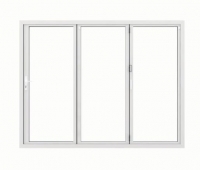 Wickes  Jci Aluminium Bi-fold Door Set White Right Opening 2090 x 26