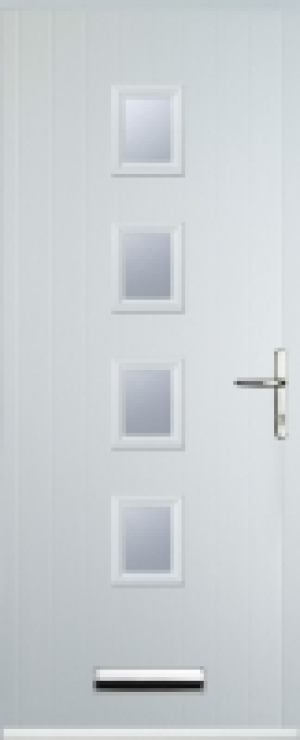 Euramax 4 Square Left Hand White Composite Door - 880 x 2100 £865.00