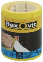 Wickes  Flexovit 80 Grit Medium Sanding Roll - 5m x 115mm