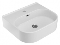 Wickes  Wickes Siena 1 Tap Hole White Wall Hung Basin - 500mm