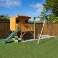 Wickes  Mercia 14 x 10ft Pent Style Playhouse with Tower & Activity 