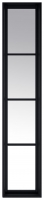Wickes  LPD Internal Soho 4 Lite Demi Panel Primed Black Solid Core 