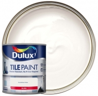 Wickes  Dulux Tile Paint - Pure Brilliant White - 600ml