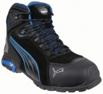 Wickes  PUMA Rio Mid Safety Trainer - Black Size 8