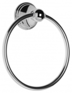 Wickes  Croydex Westminster Bathroom Towel Ring - Chrome