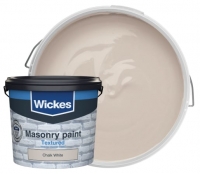 Wickes  Wickes Masonry Textured Chalk White 5L