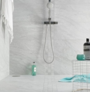 Kallo Stone Light Grey Grip Glazed Porcelain Tile 598 x 598m