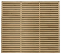 Wickes  Forest Garden Double Slatted Fence Panel - 6 x 5ft Pack of 3