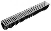 Wickes  Clark-drain Channel & Galvanised Driveway Drainage Grate - 1