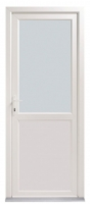 Wickes  Euramax Tamar Right Hand Hung Pre-hung uPVC White Door - 208