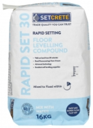 Wickes  Setcrete Rapid Setting Floor Levelling Compound - 16kg