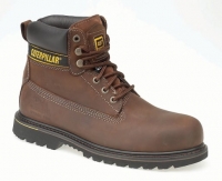 Wickes  Caterpillar CAT Holton SB Safety Boot - Brown Size 13