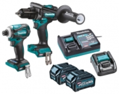 Makita DK0114G202 XGT 40Vmax 2 x 2.5Ah Brushless Cordless Co