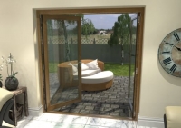 Wickes  Rohden Pattern 10 Fully Finished Oak French Doors - 6ft