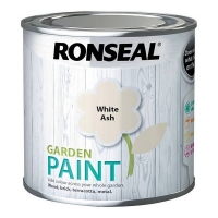 Homebase Water Based Ronseal Garden Paint - White Ash 250ml