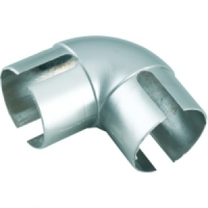 Wickes Handrail 90 Degree Elbow - Brushed Nickel