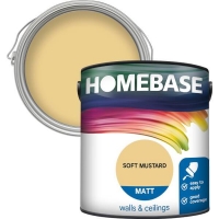 Homebase Homebase Paint Homebase Matt Paint - Soft Mustard 2.5L