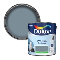 Homebase Dulux Dulux Standard Denim Drift Silk Emulsion Paint - 2.5L