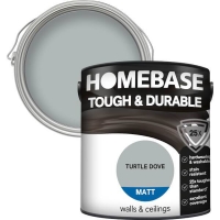 Homebase Homebase Paint Homebase Tough & Durable Matt Paint - Turtle Dove 2.5L
