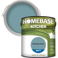 Homebase Homebase Paint Homebase Kitchen Matt Paint - Peacock Blue 2.5L