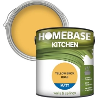 Homebase Homebase Paint Homebase Kitchen Matt Paint - Yellow Brick Road 2.5L