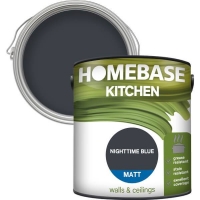 Homebase Homebase Paint Homebase Kitchen Matt Paint - Nighttime Blue 2.5L