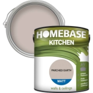 Homebase Paint Homebase Kitchen Matt Paint - Parched Earth 2.5L