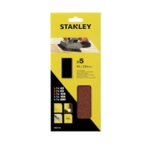 5 Stanley 1/3 Sheet Sander UNPunched Wire Clip Mixed Sanding S