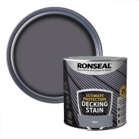 Homebase Water Based Ronseal Ultimate Protection Decking Stain Slate - 2.5L