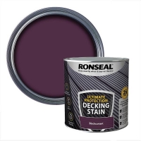 Homebase Water Based Ronseal Ultimate Protection Decking Stain Blackcurrant 2.5L