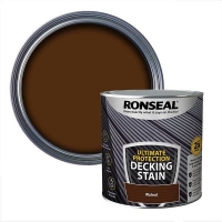 Homebase Water Based Ronseal Ultimate Protection Decking Stain Walnut - 2.5L