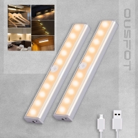 InExcess  Ousfot 10 LED Rechargeable Night Light - Twin Pack