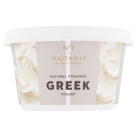 Waitrose  No.1 Natural Strained Greek Yogurt