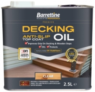 Barrettine Anti Slip Decking Oil - Clear - 2.5L £30.00