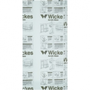 Wickes Durable Clear Acrylic Sheet - 900mm X 1800mm