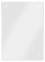 Wickes  Croydex Large Basic Bathroom Mirror - Silver