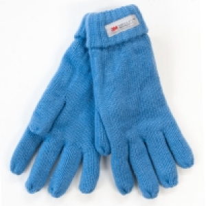 Ladies Thinsulate Knitted Winter Gloves - One Size Assorted  £3.50